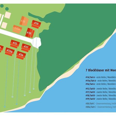 Blockhausferien Ruegen - Meerblick Sassnitz Zewnętrze zdjęcie